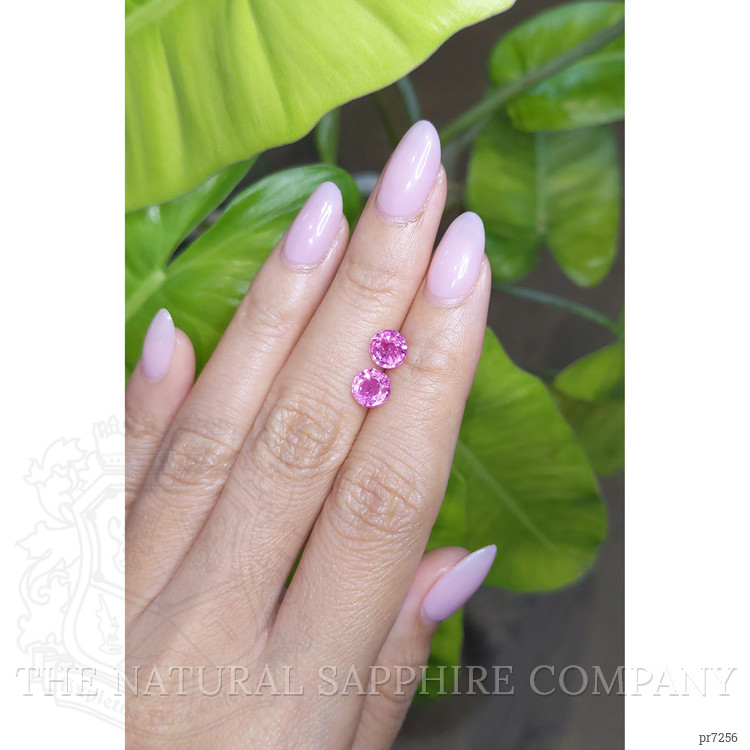 2.52 Ct.Tw. Pink Sapphire Pair from Ceylon (Sri Lanka)