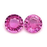 2.10&nbsp;Ct.Tw.Total Carat Weight Pink Sapphire Pair from Ceylon (Sri Lanka) Video