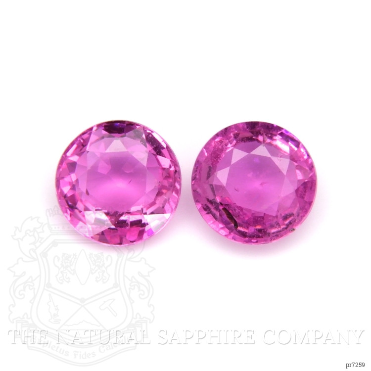 2.19 Ct.Tw. Pink Sapphire Pair from Ceylon (Sri Lanka)