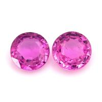2.47&nbsp;Ct.Tw.Total Carat Weight Pink Sapphire Pair from Ceylon (Sri Lanka) Video