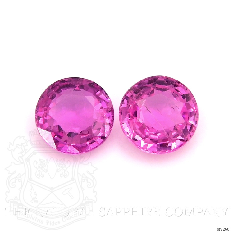 2.47 Ct.Tw. Pink Sapphire Pair from Ceylon (Sri Lanka)