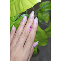 2.47&nbsp;Ct.Tw.Total Carat Weight Pink Sapphire Pair from Ceylon (Sri Lanka) Life Style