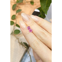 1.95&nbsp;Ct.Tw.Total Carat Weight Pink Sapphire Pair from Ceylon (Sri Lanka) Life Style