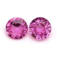 2.10&nbsp;Ct.Tw.Total Carat Weight Pink Sapphire Pair from Ceylon (Sri Lanka) Video