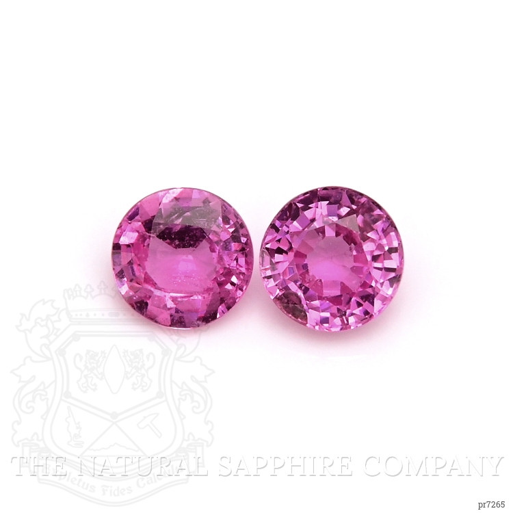 2.10 Ct.Tw. Pink Sapphire Pair from Ceylon (Sri Lanka)
