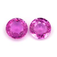 2.51&nbsp;Ct.Tw.Total Carat Weight Pink Sapphire Pair from Ceylon (Sri Lanka) Video