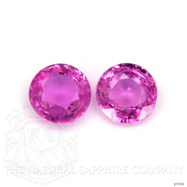 2.51 Ct.Tw. Pink Sapphire Pair from Ceylon (Sri Lanka)