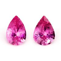1.38&nbsp;Ct.Tw.Total Carat Weight Pink Sapphire Pair from Ceylon (Sri Lanka) Video