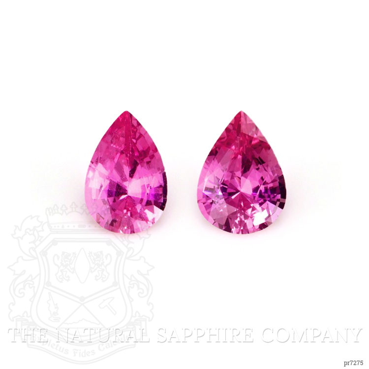 1.38 Ct.Tw. Pink Sapphire Pair from Ceylon (Sri Lanka)