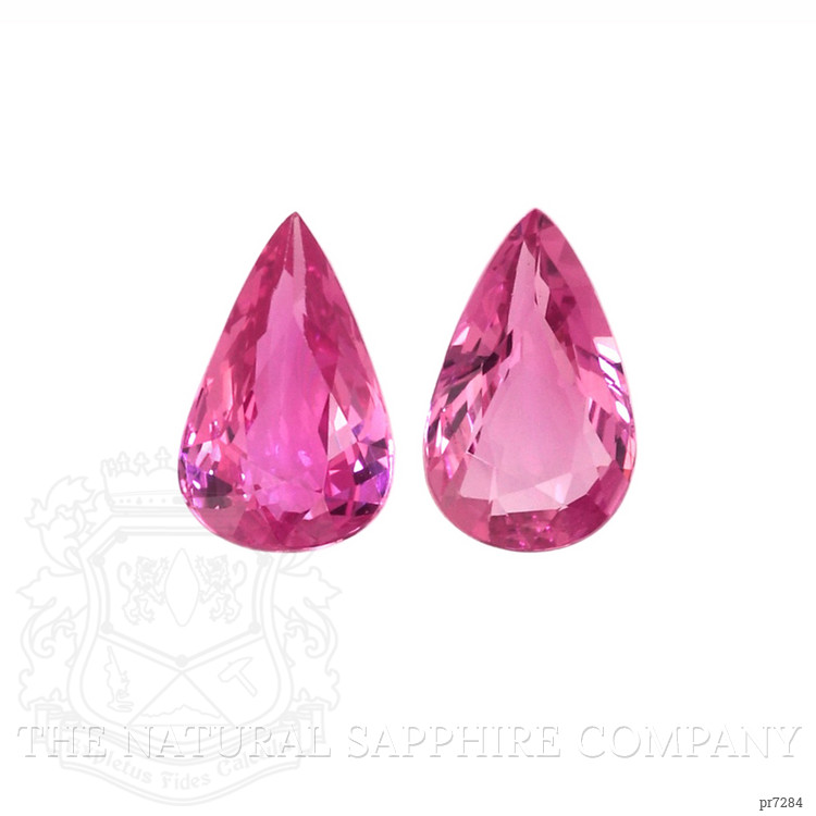 4.16 Ct.Tw. Pink Sapphire Pair from Ceylon (Sri Lanka)
