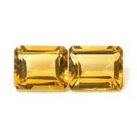 11.25&nbsp;Ct.Tw.Total Carat Weight Citrine Pair from Brazil Video