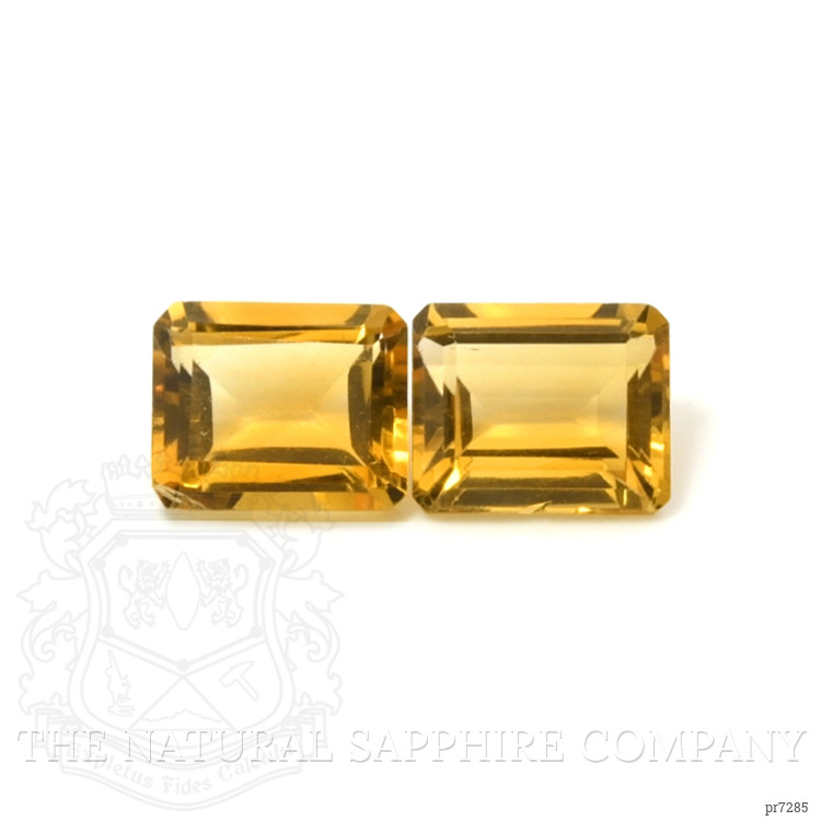 11.25 Ct.Tw. Citrine Pair from Brazil