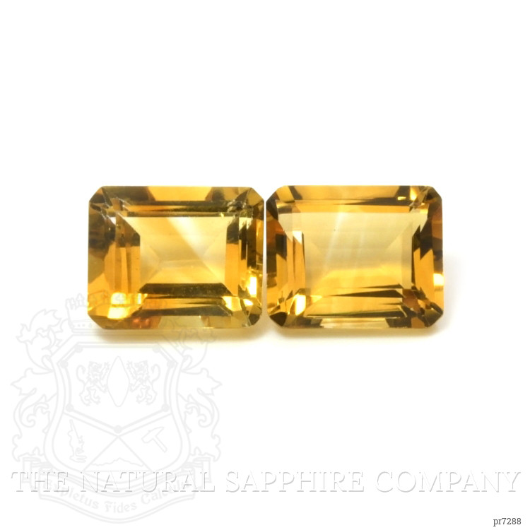 10.55 Ct.Tw. Citrine Pair from Brazil
