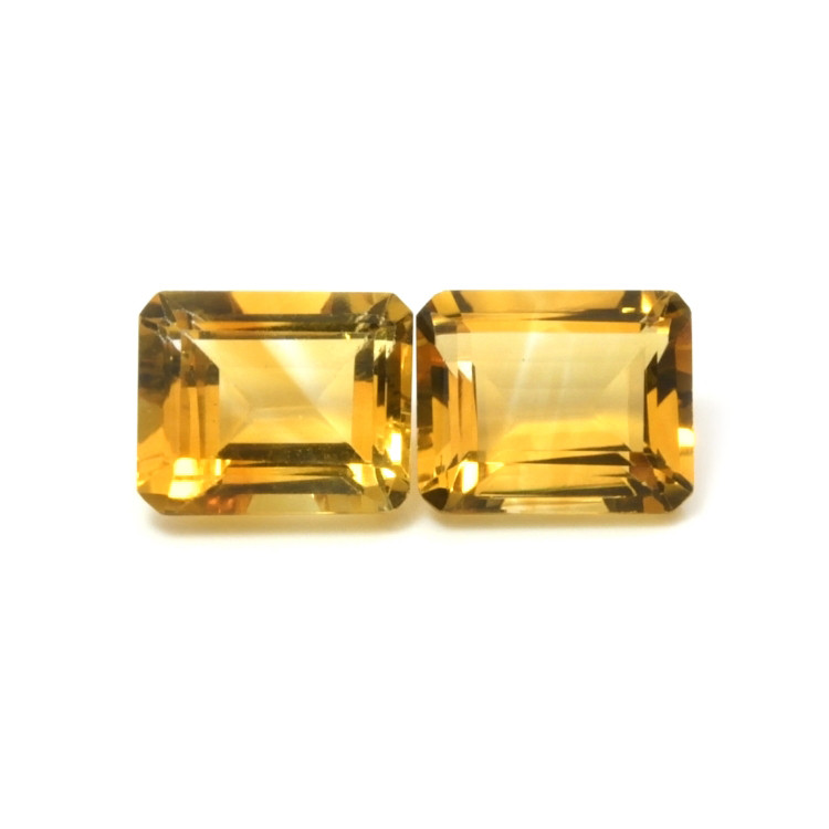 10.55 Ct.Tw. Citrine Pair from Brazil