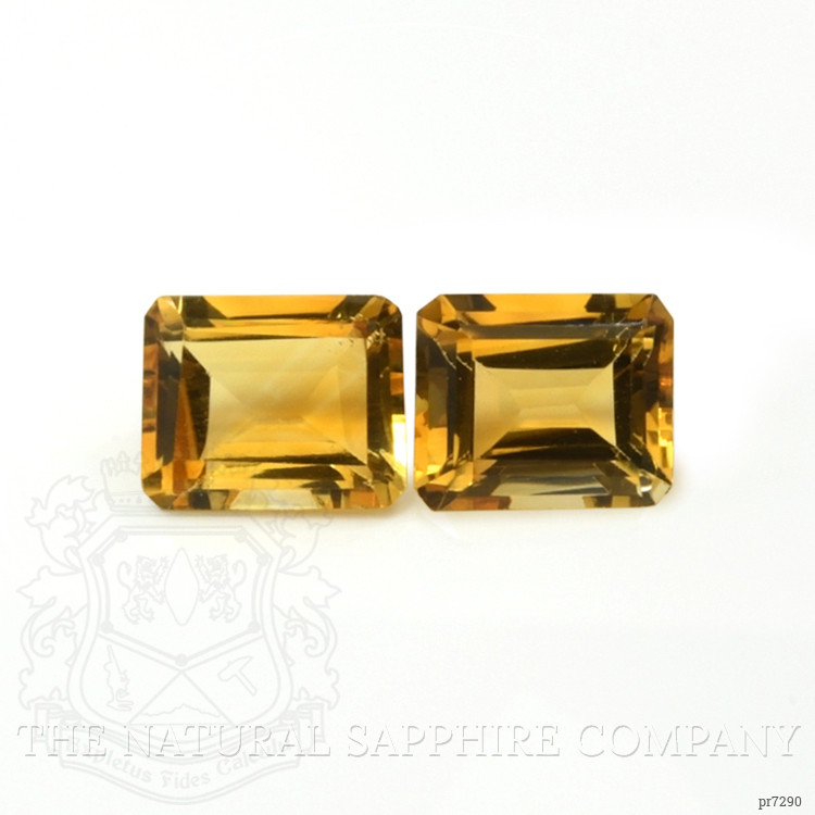 10.42 Ct.Tw. Citrine Pair from Brazil