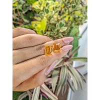 10.42 Ct.Tw.Total Carat Weight Citrine Pair from Brazil Life Style