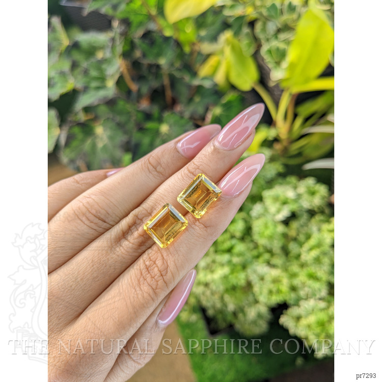 10.76 Ct.Tw. Citrine Pair from Brazil