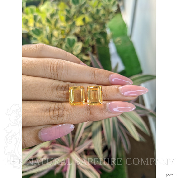 10.76 Ct.Tw. Citrine Pair from Brazil