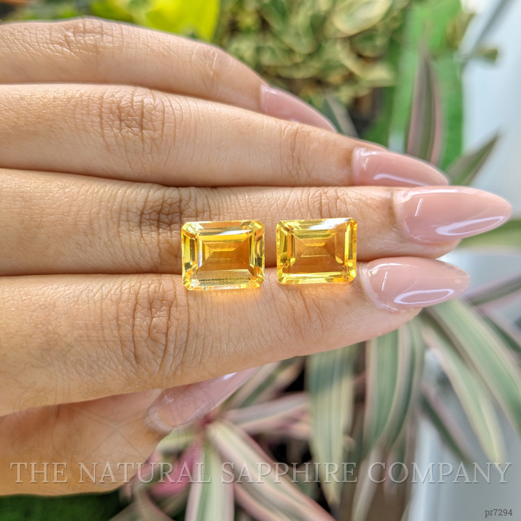 11.51 Ct.Tw. Citrine Pair from Brazil
