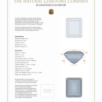 11.51 Ct.Tw.Total Carat Weight Citrine Pair from Brazil 3 D Scan Report