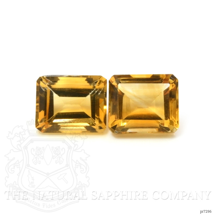 11.73 Ct.Tw. Citrine Pair from Brazil