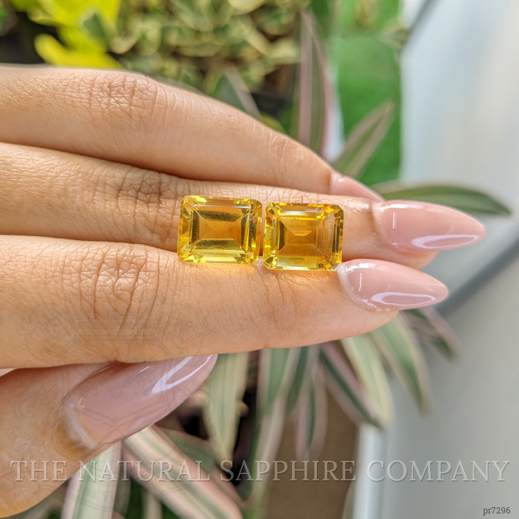 11.73 Ct.Tw. Citrine Pair from Brazil
