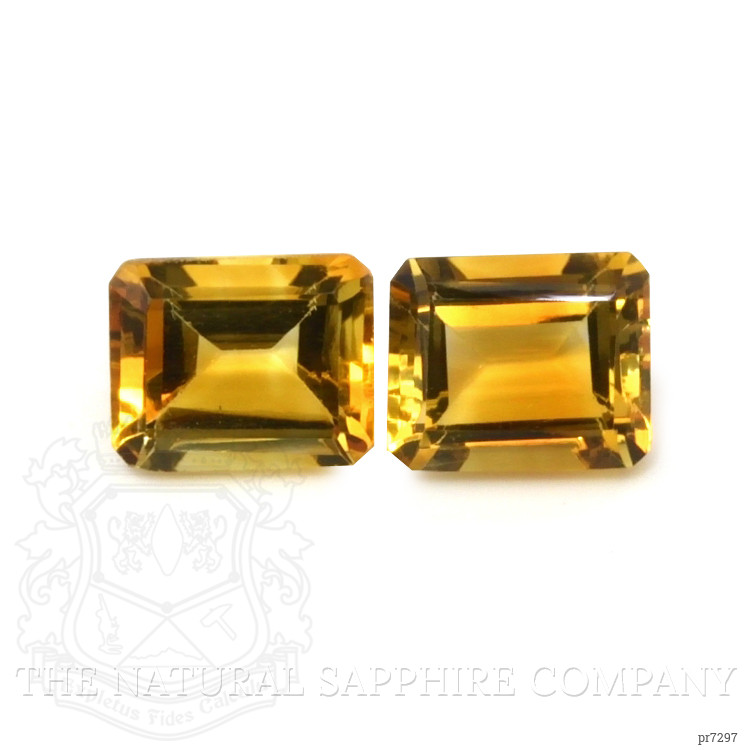 10.78 Ct.Tw. Citrine Pair from Brazil