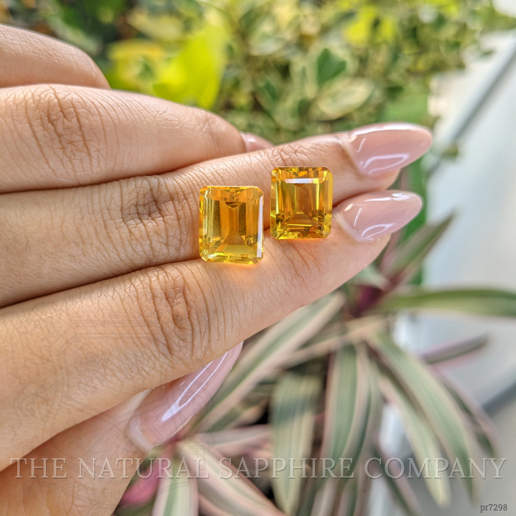 11.27 Ct.Tw. Citrine Pair from Brazil