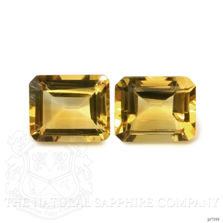 10.66 Ct.Tw. Citrine Pair from Brazil