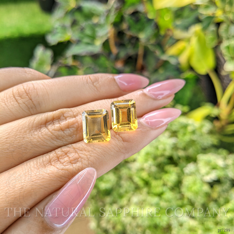 10.66 Ct.Tw. Citrine Pair from Brazil