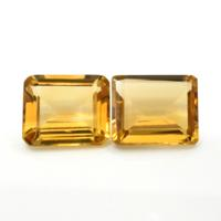 9.41&nbsp;Ct.Tw.Total Carat Weight Citrine Pair from Brazil Video