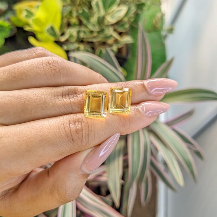 12.15 Ct.Tw. Citrine Pair from Brazil