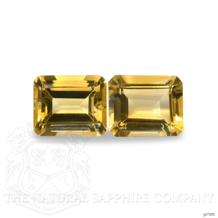 10.92 Ct.Tw. Citrine Pair from Brazil