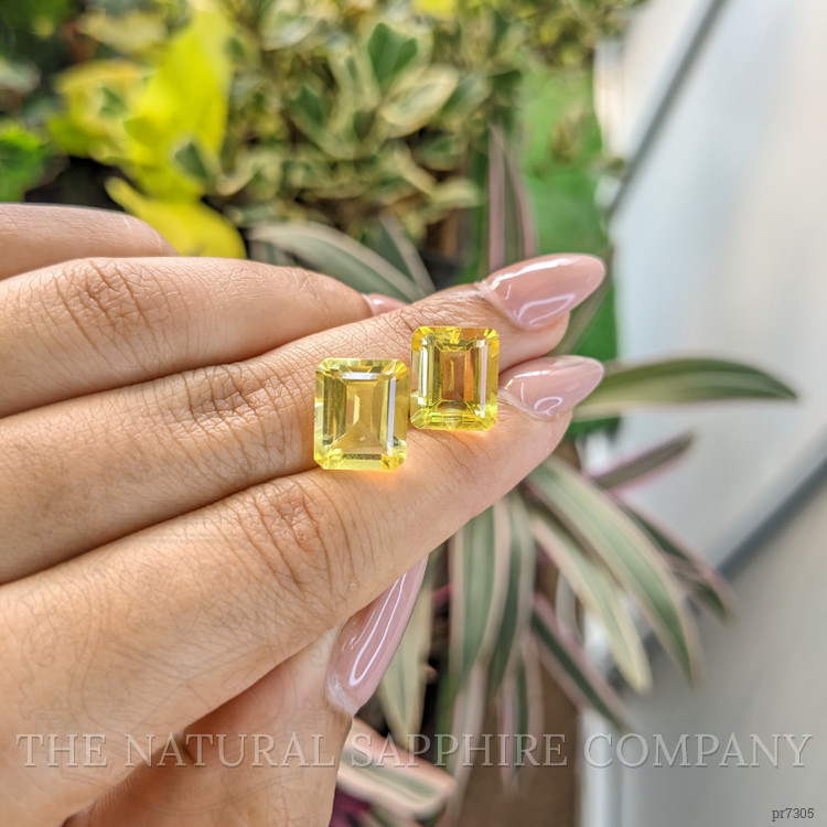 10.92 Ct.Tw. Citrine Pair from Brazil