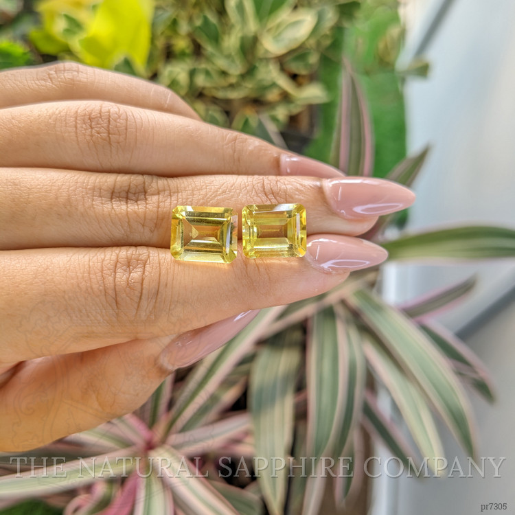 10.92 Ct.Tw. Citrine Pair from Brazil