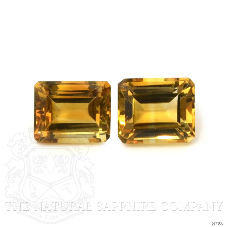 12.41 Ct.Tw. Citrine Pair from Brazil