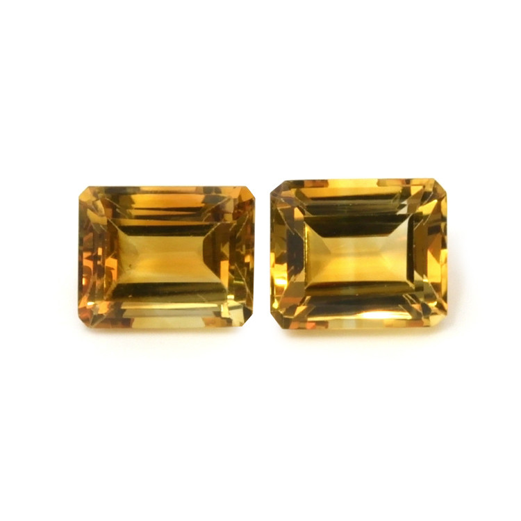 12.41 Ct.Tw. Citrine Pair from Brazil