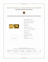 11.11 Ct.Tw.Total Carat Weight Yellowish Orange Citrine Pair from Brazil Scan Report
