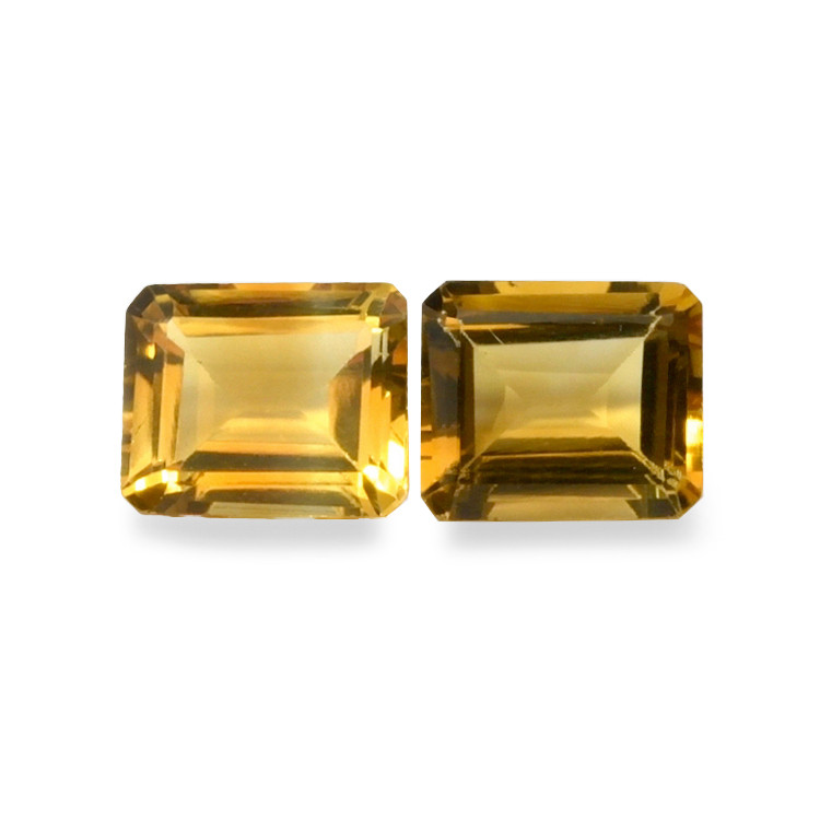 11.11 Ct.Tw. Citrine Pair from Brazil