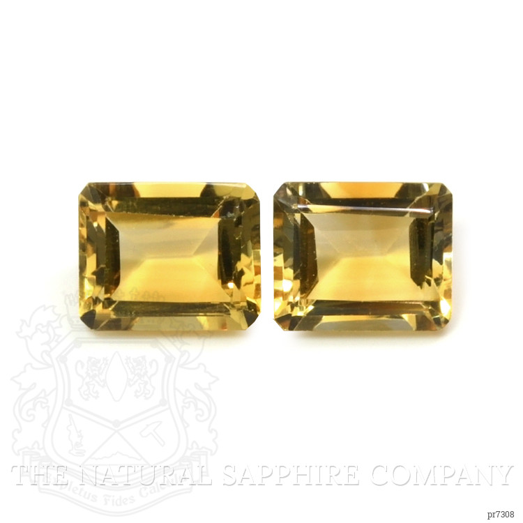 11.12 Ct.Tw. Citrine Pair from Brazil
