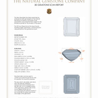 11.12 Ct.Tw.Total Carat Weight Citrine Pair from Brazil 3 D Scan Report