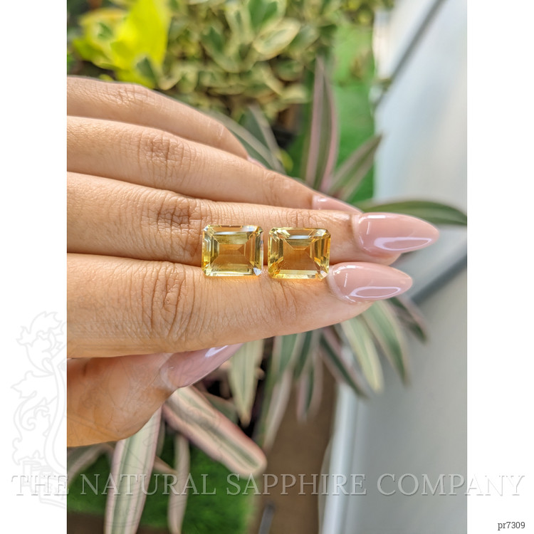 10.88 Ct.Tw. Citrine Pair from Brazil