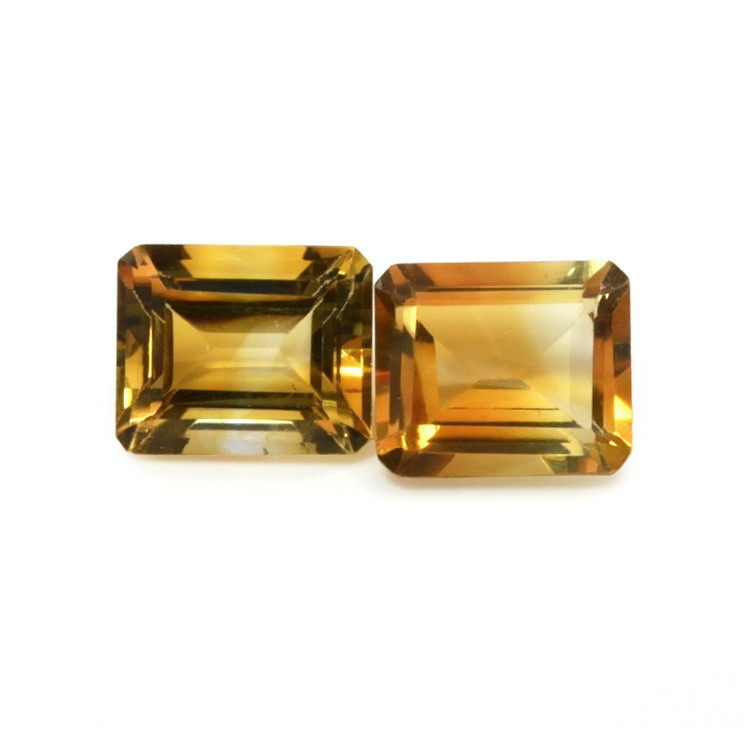 10.85 Ct.Tw. Citrine Pair from Brazil