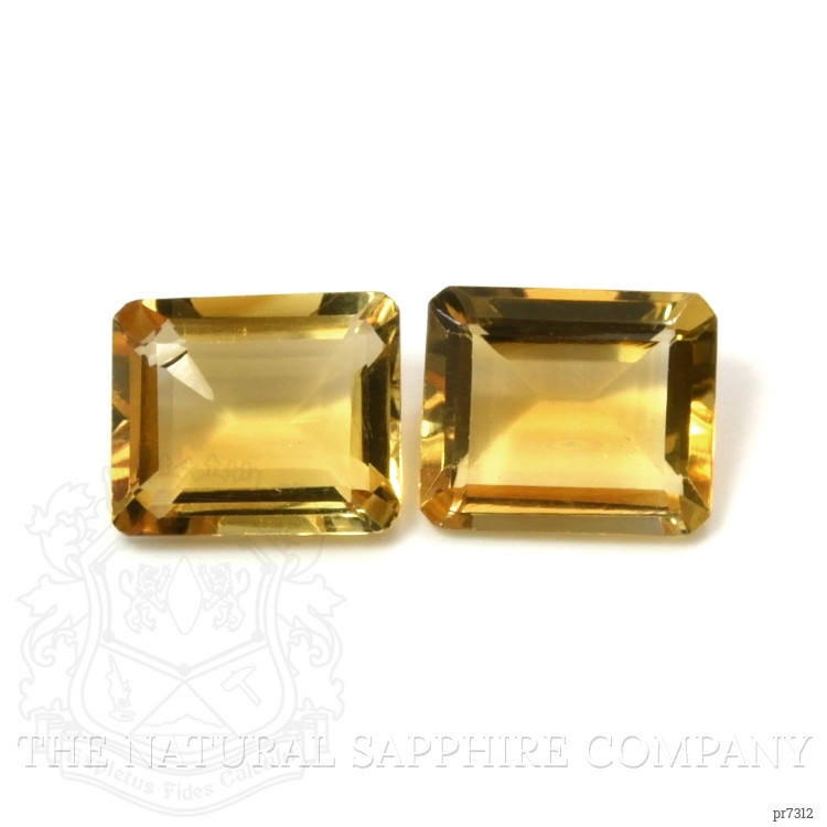9.41 Ct.Tw. Citrine Pair from Brazil