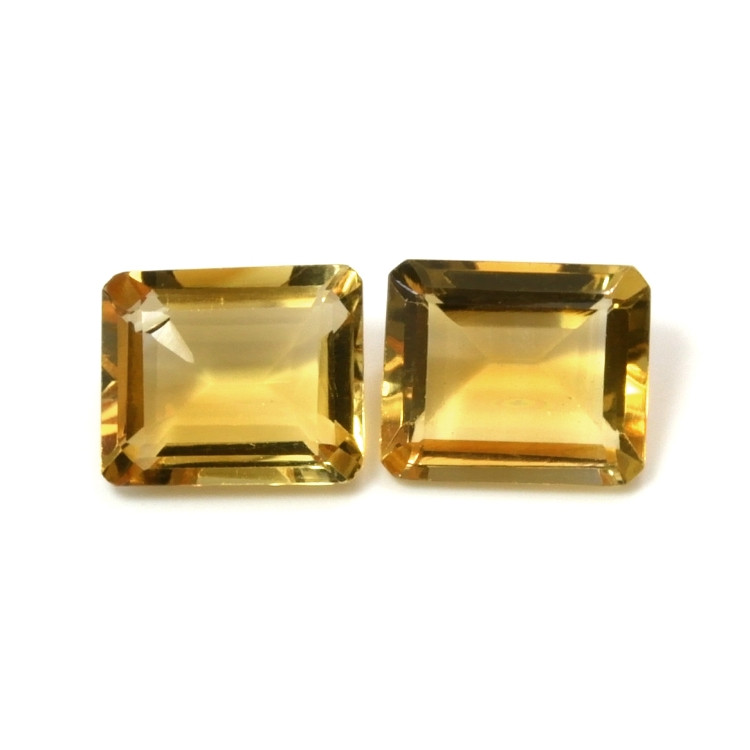 9.41 Ct.Tw. Citrine Pair from Brazil