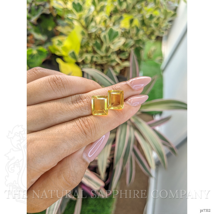 9.41 Ct.Tw. Citrine Pair from Brazil