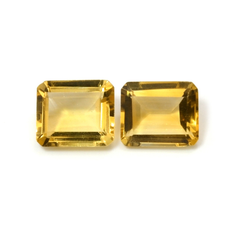 9.64 Ct.Tw. Citrine Pair from Brazil