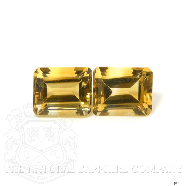 11.80 Ct.Tw. Citrine Pair from Brazil