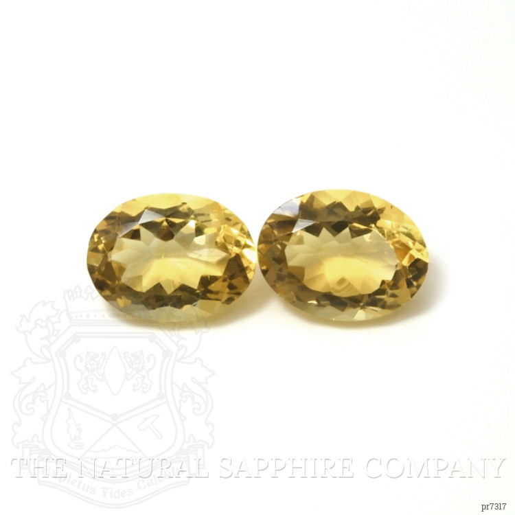 16.75 Ct.Tw. Citrine Pair from Brazil