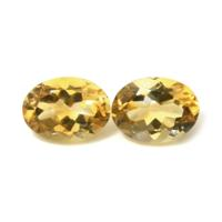 17.21 Ct.Tw.Total Carat Weight Citrine Pair from Brazil Video